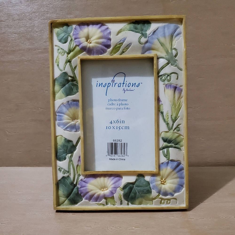Inspirations By: Heirloom 4 x 6 Floral Picture Frame
